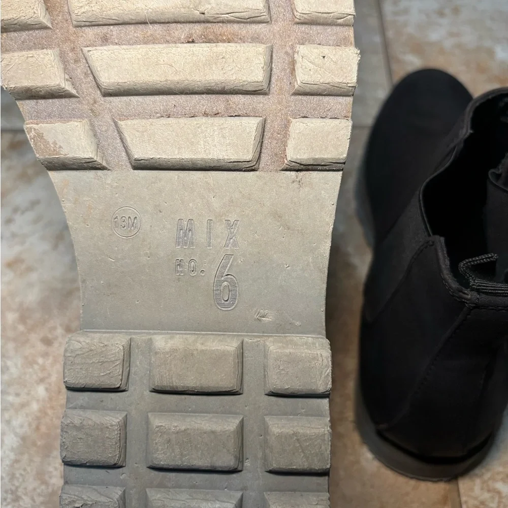 Mix No. 6 Men's Black Leather Boots